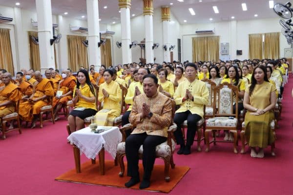 ภาพประกอบข่าว ลำดับที่ 1 จาก พิธีเจริญพระพุทธมนต์ถวายพระพรชัยมงคลแด่พระบาทสมเด็จพระเจ้าอยู่หัวและพระบรมวงศานุวงศ์ ประจำปีพุทธศักราช 2568