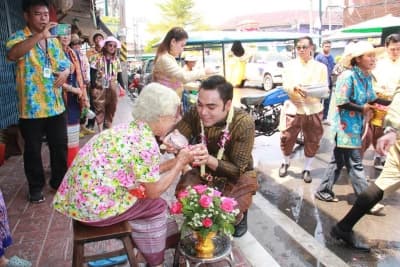 ภาพประกอบข่าว ลำดับที่ 27 จาก กิจกรรมประเพณีสงกรานต์ประจำปี 2561