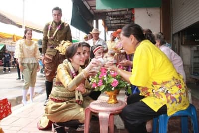 ภาพประกอบข่าว ลำดับที่ 28 จาก กิจกรรมประเพณีสงกรานต์ประจำปี 2561