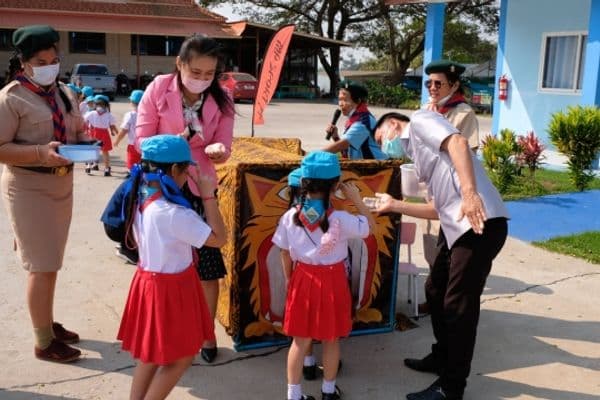 ภาพประกอบข่าว ลำดับที่ 3 จาก เปิดโครงการลูกเสือน้อยโรงเรียนเทศบาลบ้านปากกะบาด