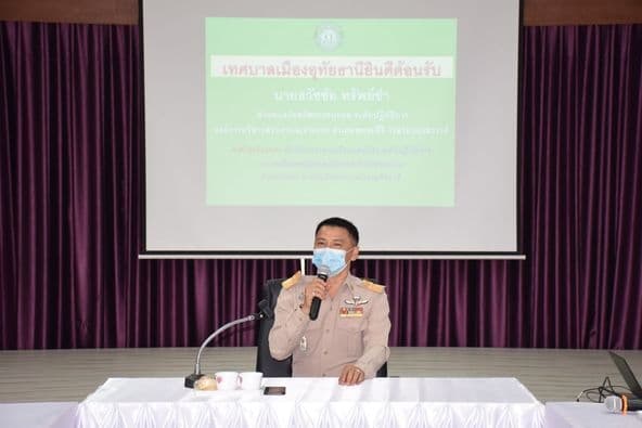 ภาพประกอบข่าว ลำดับที่ 4 จาก ให้การต้อนรับพนักงานเทศบาลโอนย้ายมาใหม่