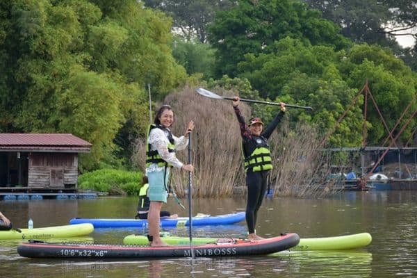 ภาพประกอบข่าว ลำดับที่ 2 จาก ประธาน​เปิดกิจกรรม SUP สะแกกรัง