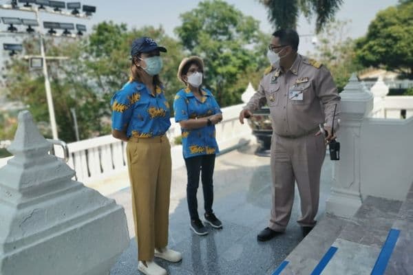 ภาพประกอบข่าว ลำดับที่ 3 จาก ลงพื้นที่ตรวจดูความเรียบร้อยบริเวณอนุสาวรีย์ สมเด็จพระปฐมบรมมหาชนก ยอดเขาสะแกกรัง